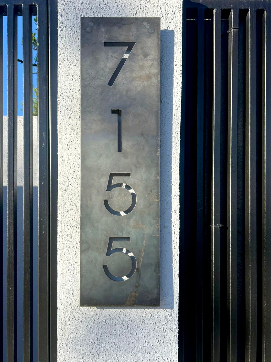 Número Calado en Placa
