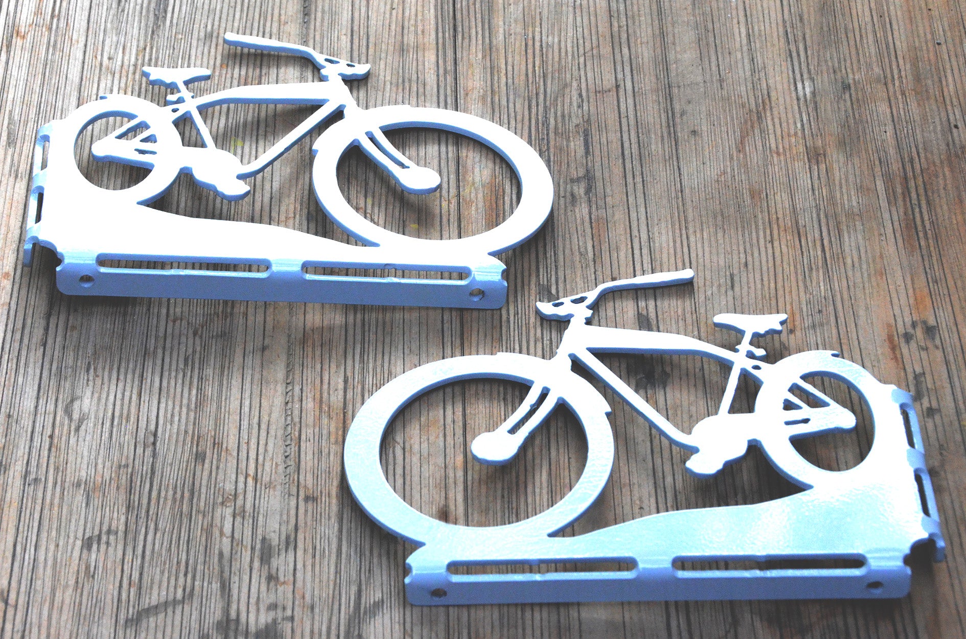 Escuadras con diseño de bicicleta antigua, decoración habitación, diseño personalizado