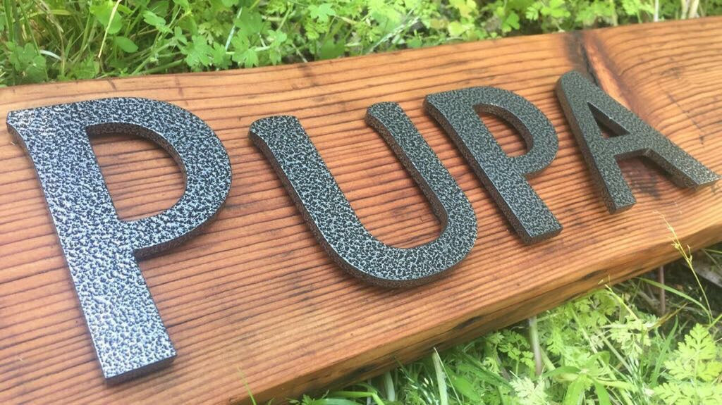 Número Sobre Madera ,IronPig , Número, chile, fierro