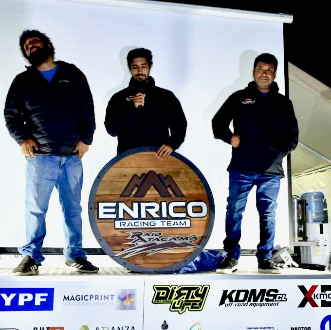 Letrero Raid Atacama Enrico Racing Team