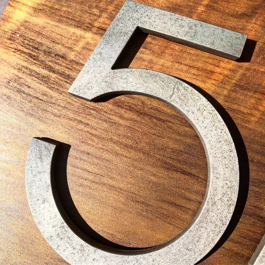 Número Sobre Madera ,IronPig , Número, chile, fierro